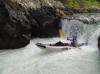 succesful rapid pass with a Sevylor white water kayak